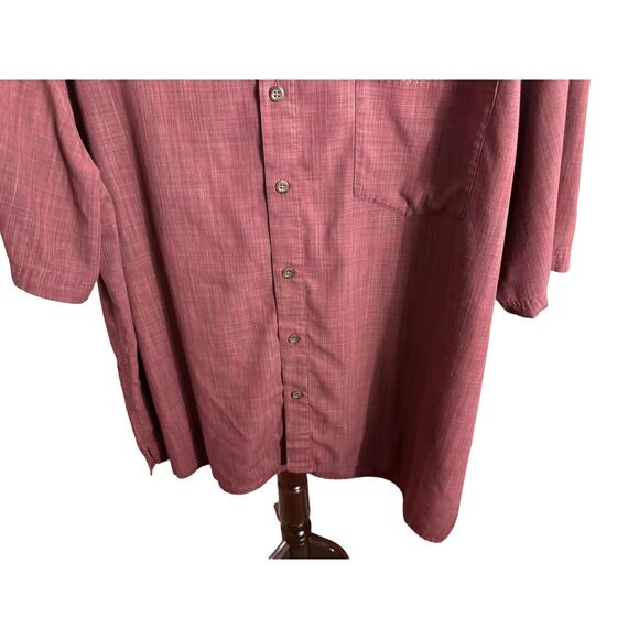 Men’s REI Button Up Shirt Size XXL Burgundy Outdoor Hiking - Picture 5 of 10